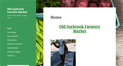 Desktop Screenshot of oldsaybrookfarmersmarket.com